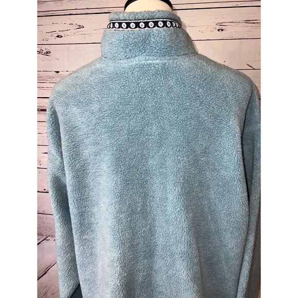 Title Nine Sports Half Zip Sherp Fleece Sweatshirt‎ Shacket XL Extra Large Teddy - Picture 6 of 10